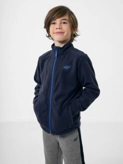 4F Fleecejacke In Dunkelblau -Kind Verwandt 4f fleecejacke in dunkelblau 2