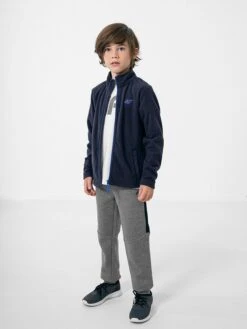 4F Fleecejacke In Dunkelblau -Kind Verwandt 4f fleecejacke in dunkelblau 3