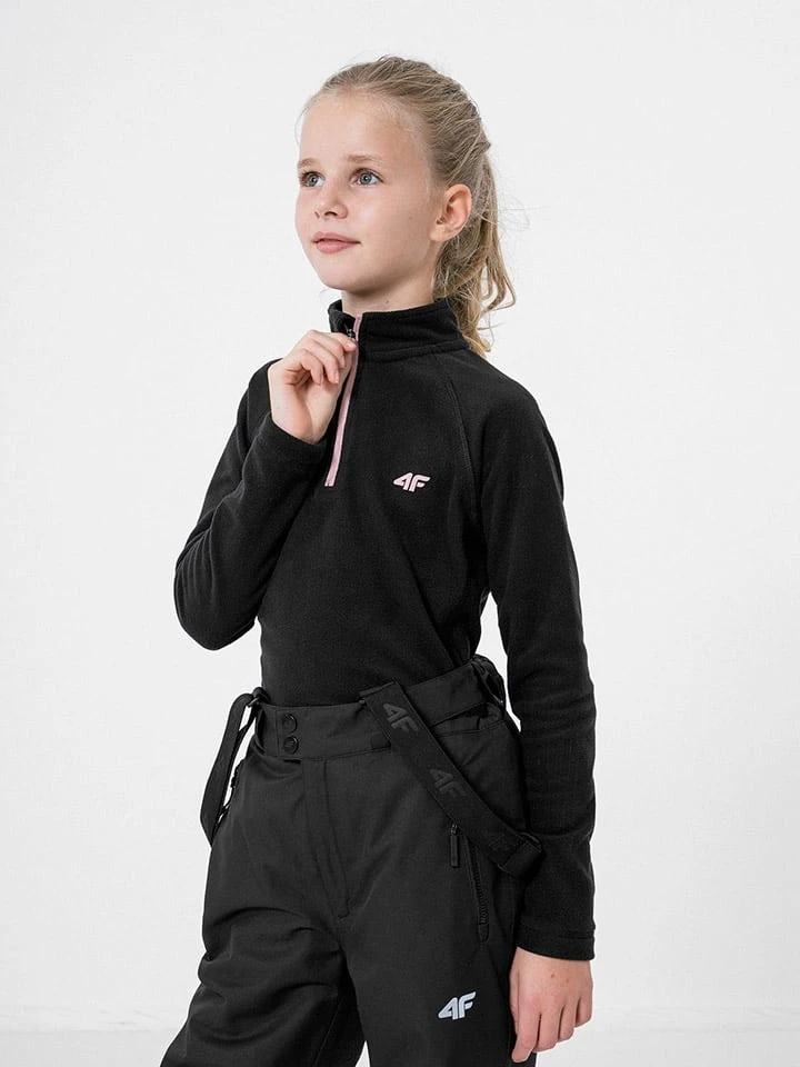 4F Fleecepullover In Schwarz 3 4F Fleecepullover In Schwarz – Bild 3