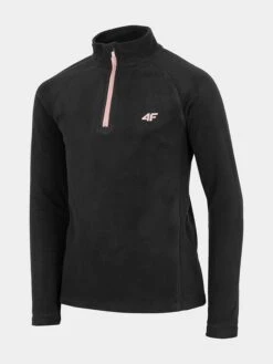 4F Fleecepullover In Schwarz