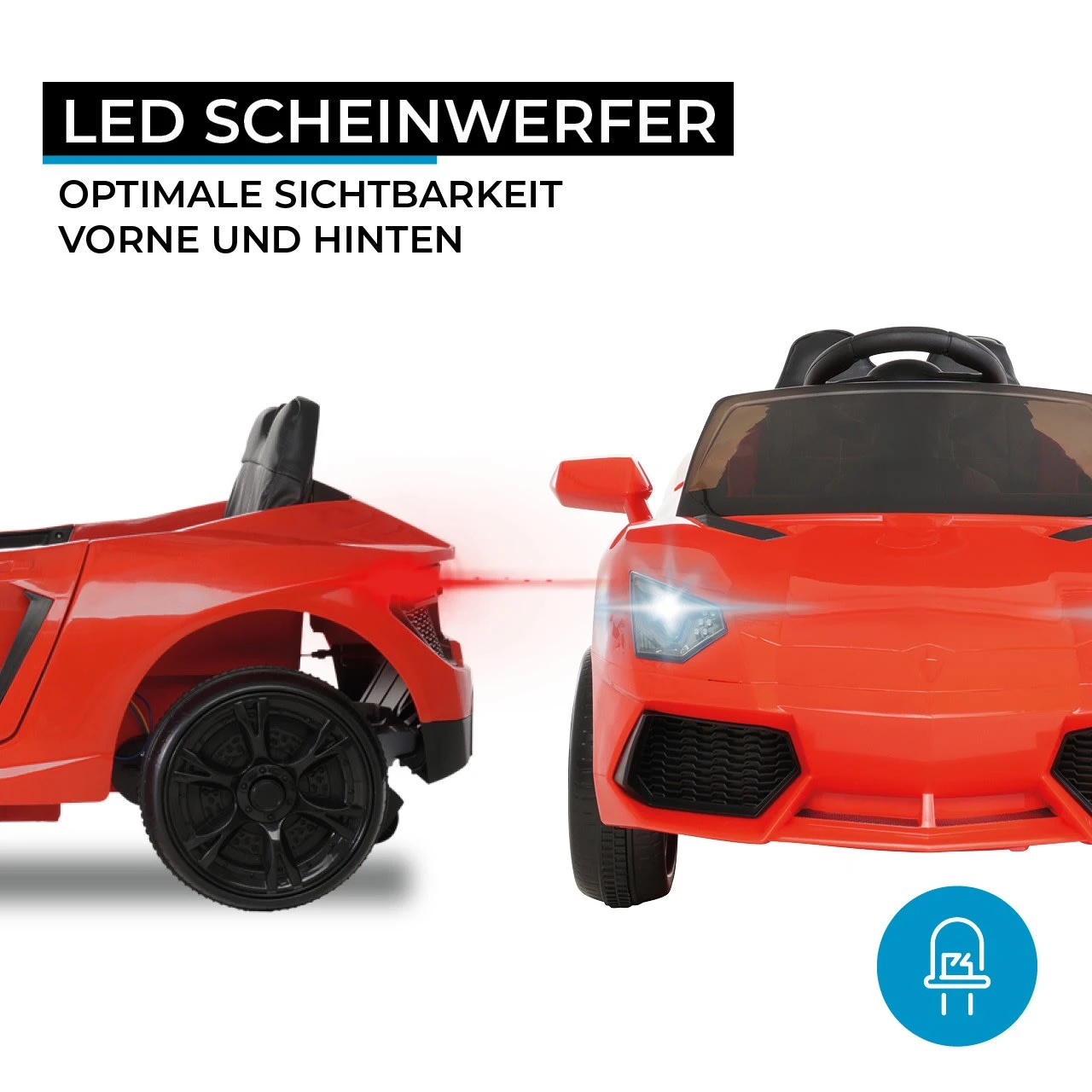 Elektroauto Super Sport In Rot 3 Elektroauto Super Sport In Rot – Bild 3