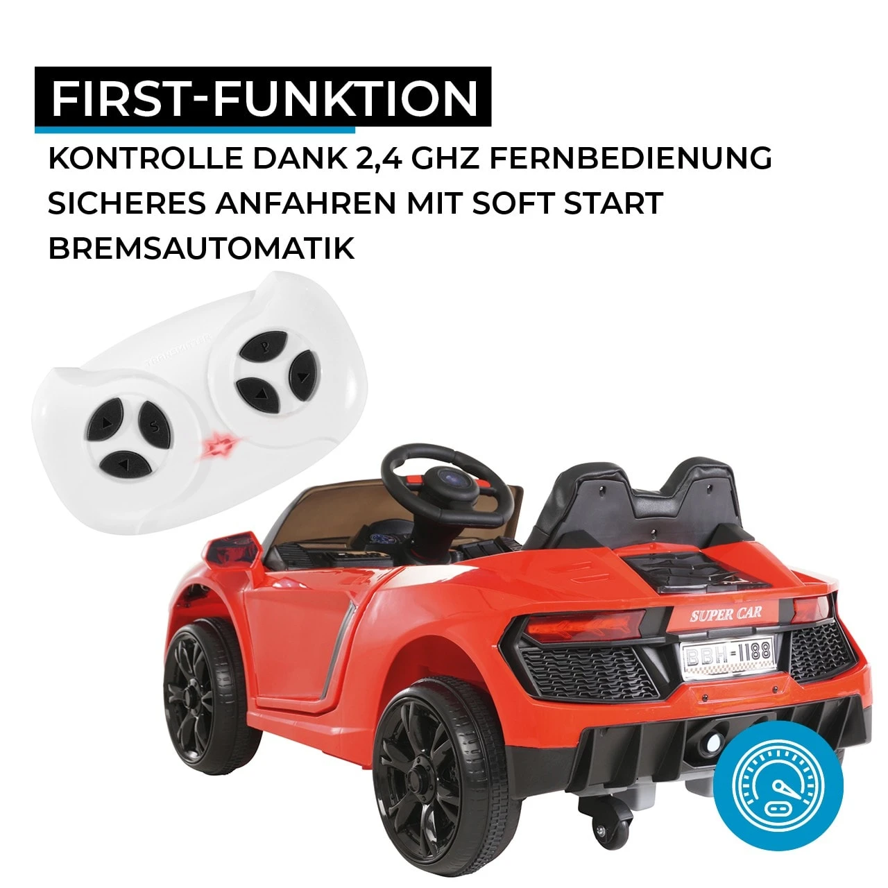 Elektroauto Super Sport In Rot 8 Elektroauto Super Sport In Rot – Bild 8