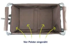 Beachtrekker LiFe Faltbarer Bollerwagen (Schwarz) + Bremse + Sonnenverdeck -Kind Verwandt beachtrekker beachtrekker life faltbarer bollerwagen schwarz bremse sonnenverdeck 4