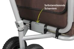 Beachtrekker LiFe Faltbarer Bollerwagen (Schwarz) + Bremse + Sonnenverdeck -Kind Verwandt beachtrekker beachtrekker life faltbarer bollerwagen schwarz bremse sonnenverdeck 5