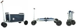 Beachtrekker LiFe Faltbarer Bollerwagen (Schwarz) + Bremse + Sonnenverdeck -Kind Verwandt beachtrekker beachtrekker life faltbarer bollerwagen schwarz bremse sonnenverdeck 9
