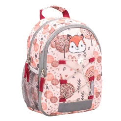 Kindergartenrucksack "Mini Kiddy Woodland Foxy In Rot H 23 Cm L 20 Cm T 9 + 6 Cm