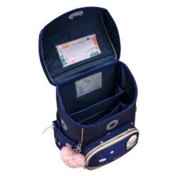 Premium Schulranzen-Set 5tlg. Compact Plus "Daisy" Blau Mit Brustgurt -Kind Verwandt belmil premium schulranzen set 5tlg compact plus daisy blau mit brustgurt 14