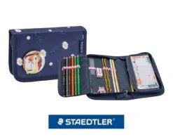 Premium Schulranzen-Set 5tlg. Compact Plus "Daisy" Blau Mit Brustgurt -Kind Verwandt belmil premium schulranzen set 5tlg compact plus daisy blau mit brustgurt 15