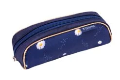 Premium Schulranzen-Set 5tlg. Compact Plus "Daisy" Blau Mit Brustgurt -Kind Verwandt belmil premium schulranzen set 5tlg compact plus daisy blau mit brustgurt 16