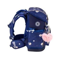Premium Schulranzen-Set 5tlg. Compact Plus "Daisy" Blau Mit Brustgurt -Kind Verwandt belmil premium schulranzen set 5tlg compact plus daisy blau mit brustgurt 5