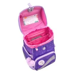 Premium Schulranzen-Set 5tlg. Smarty Plus "Dahlia" Lila Mit Brustgurt -Kind Verwandt belmil premium schulranzen set 5tlg smarty plus dahlia lila mit brustgurt 14