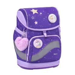 Premium Schulranzen-Set 5tlg. Smarty Plus "Dahlia" Lila Mit Brustgurt -Kind Verwandt belmil premium schulranzen set 5tlg smarty plus dahlia lila mit brustgurt 3