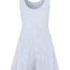 Blue Effect Kleid In Grau