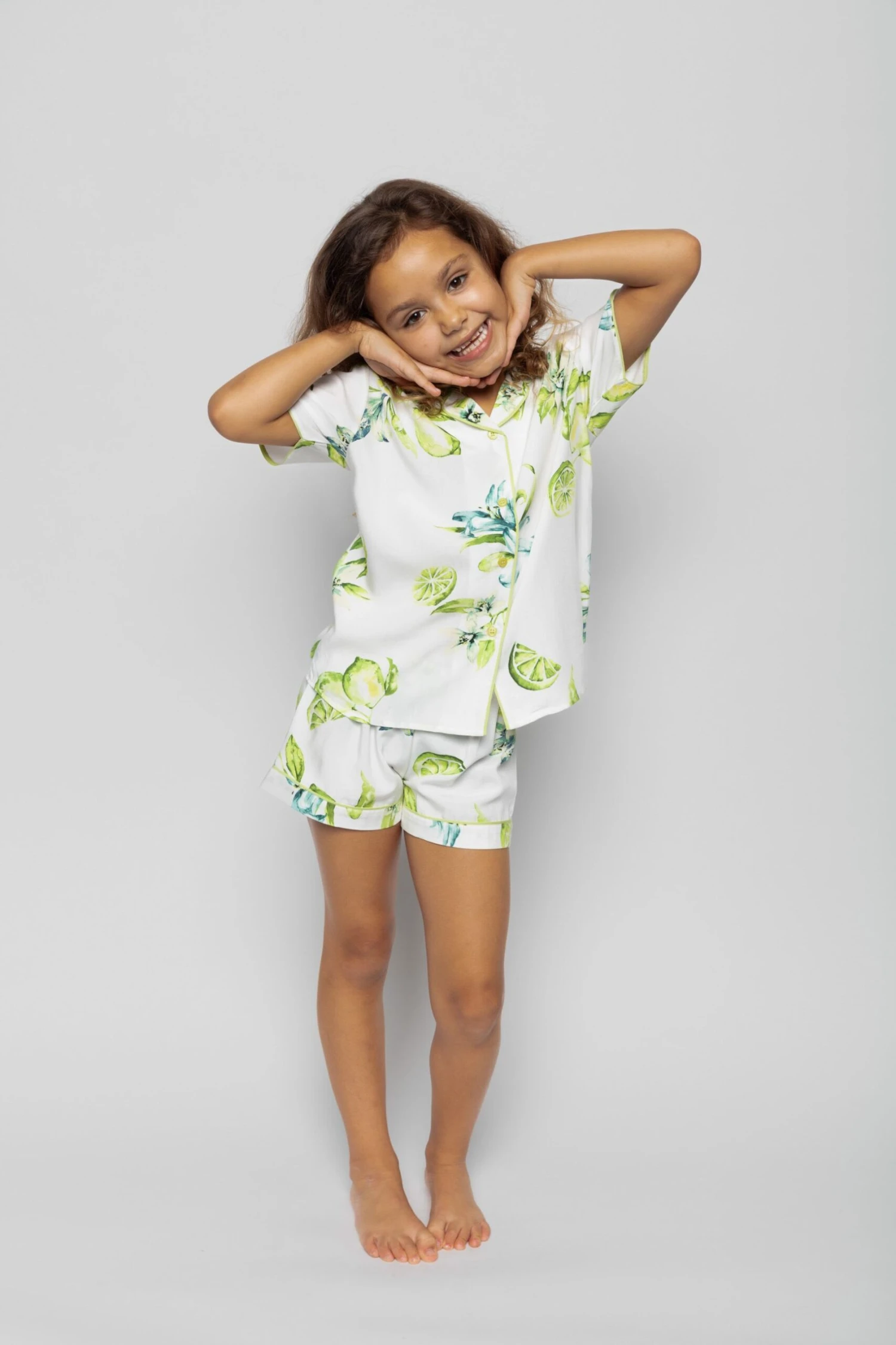 Cyberjammies Pyjama Shorty Set In Lime Green Print 5 Cyberjammies Pyjama Shorty Set In Lime Green Print – Bild 5