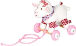 Lämmchen Auf Holzrollen - BabyGlück