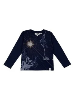 Longsleeve "Chris" In Dunkelblau