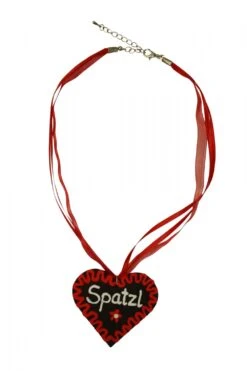 Halskette Spatzl In Rot