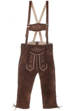 Trachtenlederhose In Dunkelbraun
