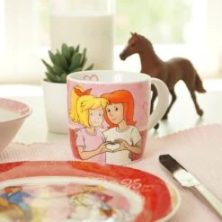 Kindergeschirr Bibi & Tina Rot 3-teilig In Rot/Rosa -Kind Verwandt geda labels kindergeschirr bibi and tina rot 3 teilig in rot rosa 3