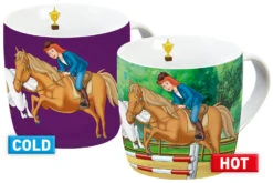 Tasse Bibi & Tina Farbwechsel In Lila - 250 Ml