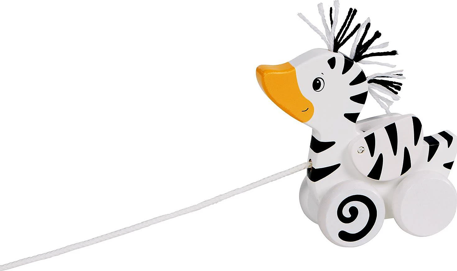 Goki Ziehtier Zebra-Ente 1 Goki Ziehtier Zebra-Ente