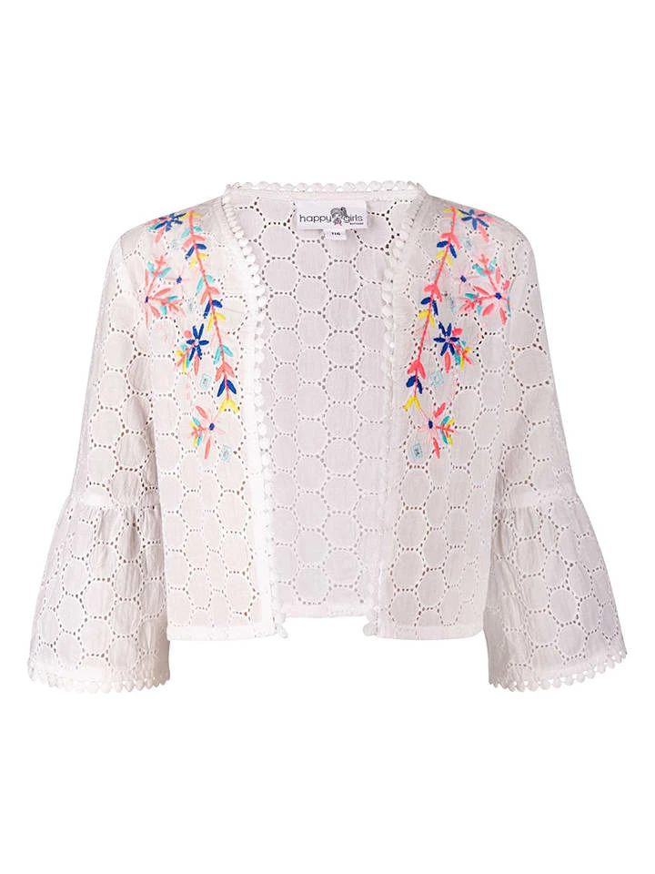 Bolero In Weiß/ Bunt 1 Bolero In Weiß/ Bunt