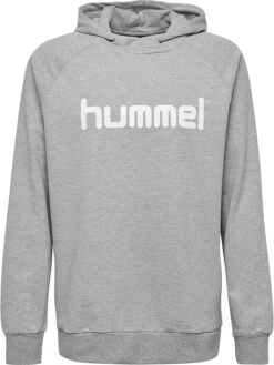 Hummel Hoodie "Logo" In Grau -Kind Verwandt hummel hoodie logo in grau 2