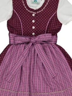 Dirndl In Bordeaux -Kind Verwandt isartrachten dirndl in bordeaux 2