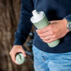 OASE - Trinkflasche 425ml In Organic Blue -Kind Verwandt koziol organic oase trinkflasche 425ml in organic blue 5