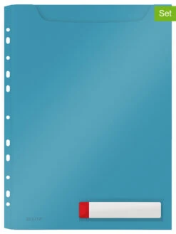 Leitz 3er-Set: Dokumentenhüllen "Cosy Maxi" In Türkis - A4