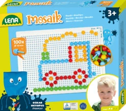LENA Mosaik Set Color 10 Mm, 100 Stecker