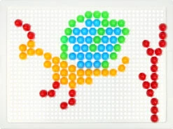 LENA Mosaik Set Color 10 Mm, 100 Stecker -Kind Verwandt lena mosaik set color 10 mm 100 stecker 3