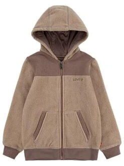 Sweatjacke In Hellbraun