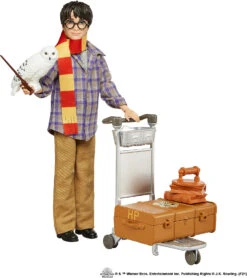 MATTEL Harry Potter Gleis 9 3/4 Spielset Mit Harry Potter Puppe & Hedwig Figur -Kind Verwandt mattel harry potter gleis 9 3 4 spielset mit harry potter puppe and hedwig figur 2