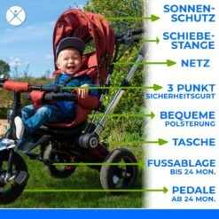 Dreirad KSF12 In Grau -Kind Verwandt miweba dreirad ksf12 in grau 6