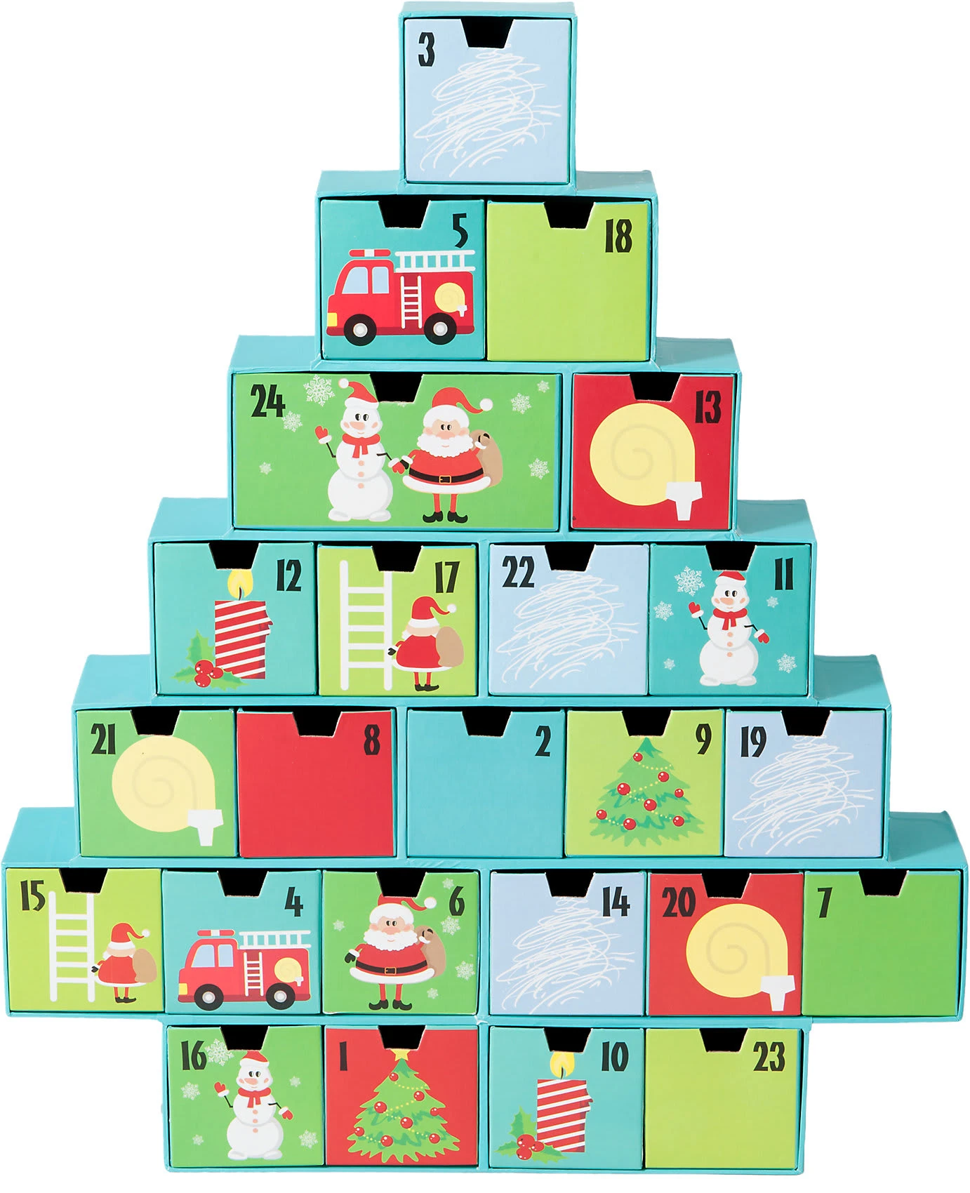 Adventskalender Zum Befüllen, Feuerwehr Von Scan Trend 2 Adventskalender Zum Befüllen, Feuerwehr Von Scan Trend – Bild 2