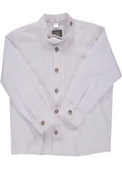 Trachtenhemd Obafo In Weiß -Kind Verwandt os trachten trachtenhemd obafo in weiss 2