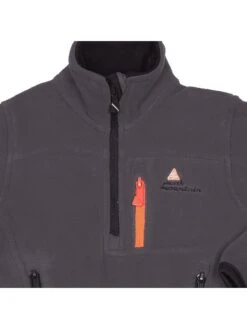 Fleecepullover In Grau -Kind Verwandt peak mountain fleecepullover in grau 2