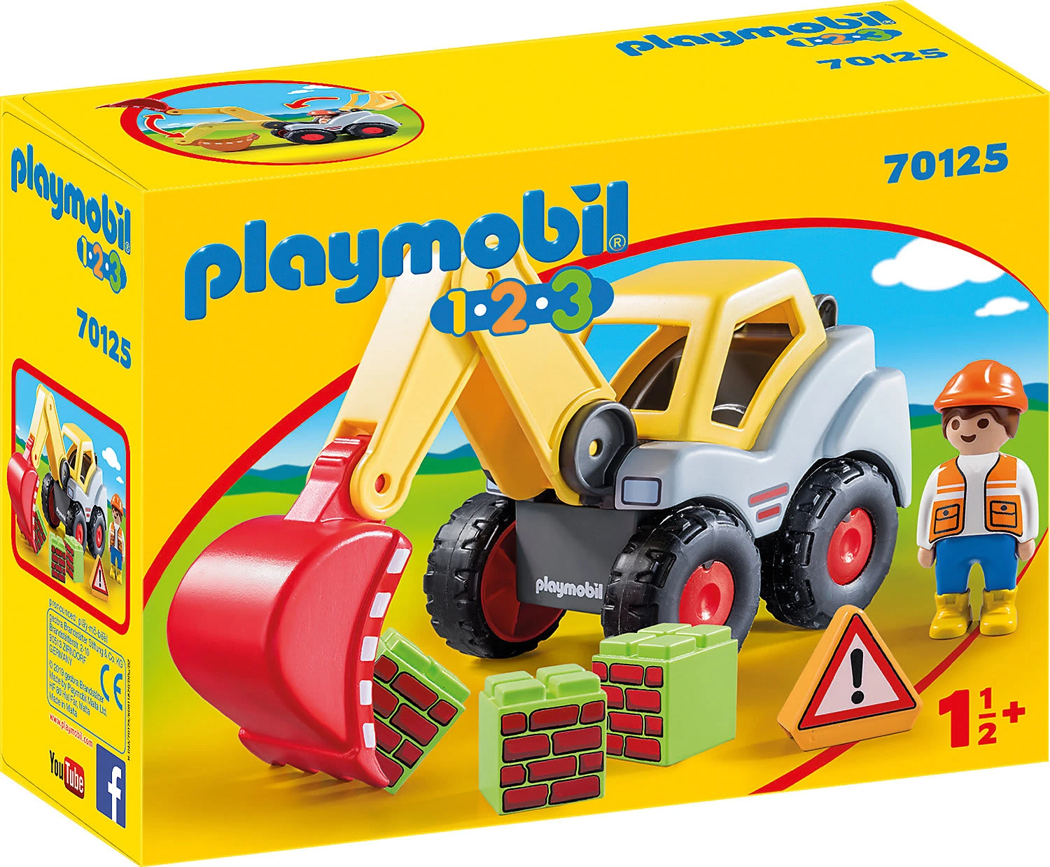 Playmobil 70125 Schaufelbagger 1 Playmobil 70125 Schaufelbagger