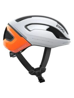 POC Fahrradhelm "Omne Air Spin" In Weiß/ Orange -Kind Verwandt poc fahrradhelm omne air spin in weiss orange 2