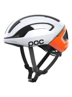 POC Fahrradhelm "Omne Air Spin" In Weiß/ Orange -Kind Verwandt poc fahrradhelm omne air spin in weiss orange 3