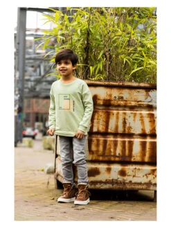 Sweatshirt In Grün -Kind Verwandt quapi sweatshirt in grun 2