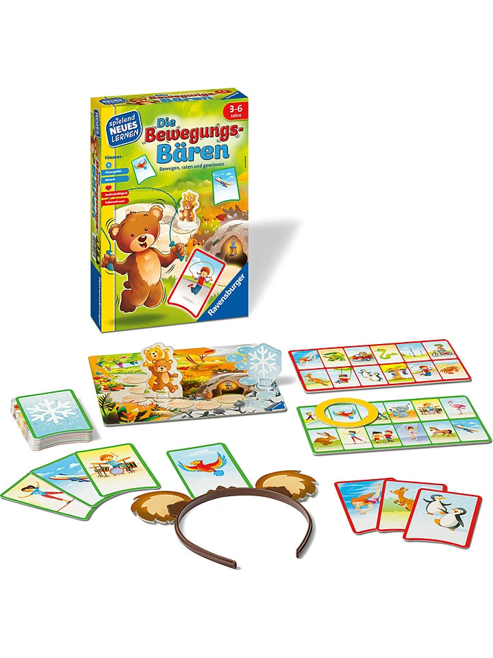 Ravensburger Motorikspiel "Die Bewegungs-Bären" - Ab 3 Jahren 2 Ravensburger Motorikspiel "Die Bewegungs-Bären" - Ab 3 Jahren – Bild 2