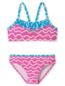 Schiesser Bikini In Pink/ Hellblau