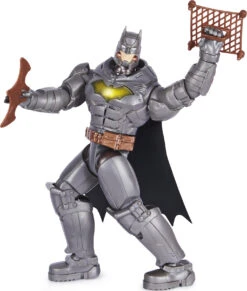 SPIN MASTER Batman 30cm Deluxe - Actionfigur Mit Schlag- Und Wurffunktion, 5 Ausrüstung...