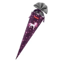 Step By Step Schultüte, Mit Eingenähtem Bändchen In Unicorn Nuala