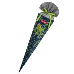 Step By Step Schultüte, Mit Eingenähtem Bändchen In Wild T-Rex Taro