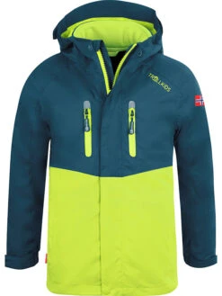 TROLLKIDS 3in1-Funktionsjacke "Bryggen" In Gelb/ Blau