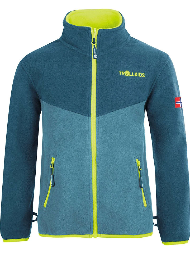 TROLLKIDS 3in1-Funktionsjacke "Bryggen" In Gelb/ Blau 4 TROLLKIDS 3in1-Funktionsjacke "Bryggen" In Gelb/ Blau – Bild 4