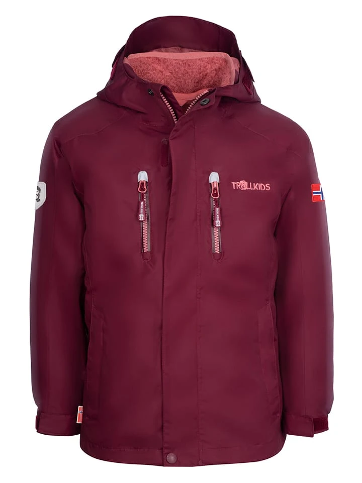 TROLLKIDS 3in1-Funktionsjacke "Lofoten" In Rot 1 TROLLKIDS 3in1-Funktionsjacke "Lofoten" In Rot